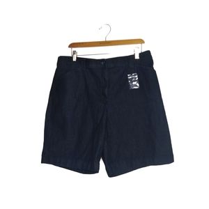 L.L. Bean classic fit denim shorts sz 18 reg